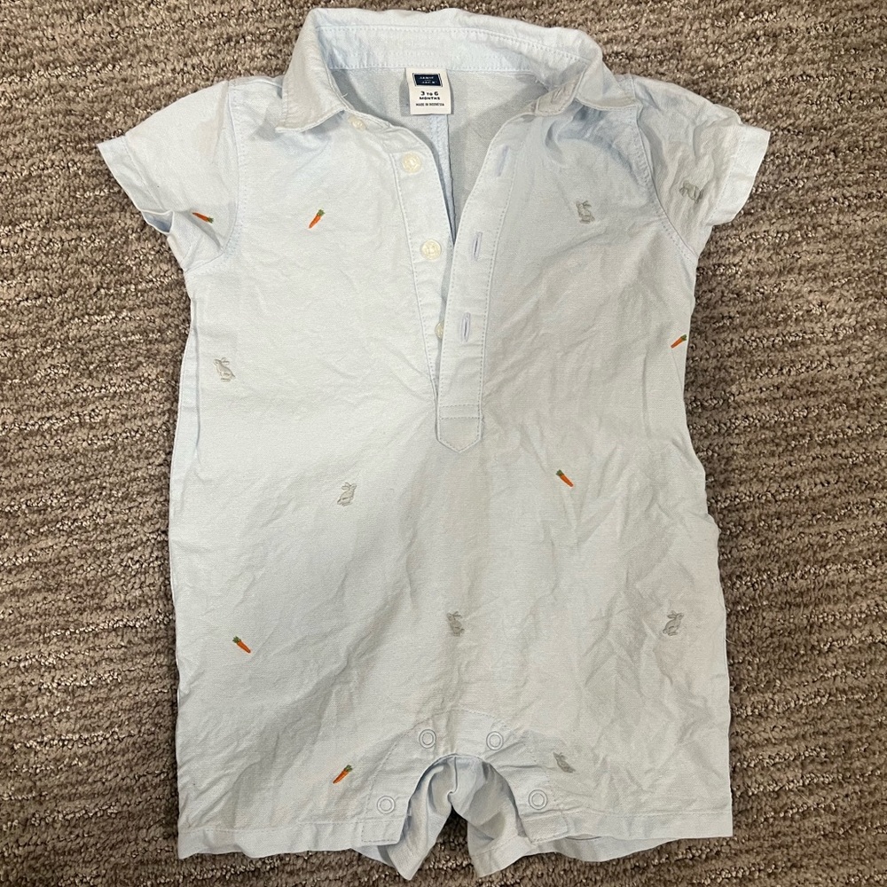 Janie and Jack Easter Romper